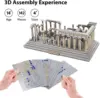 Microworld 3D Metal Puzzle Games Temple of Athena Building Models Kits DIY Laser Cut Jigsaw Toys Christmas Gifts For Teen Adult 3