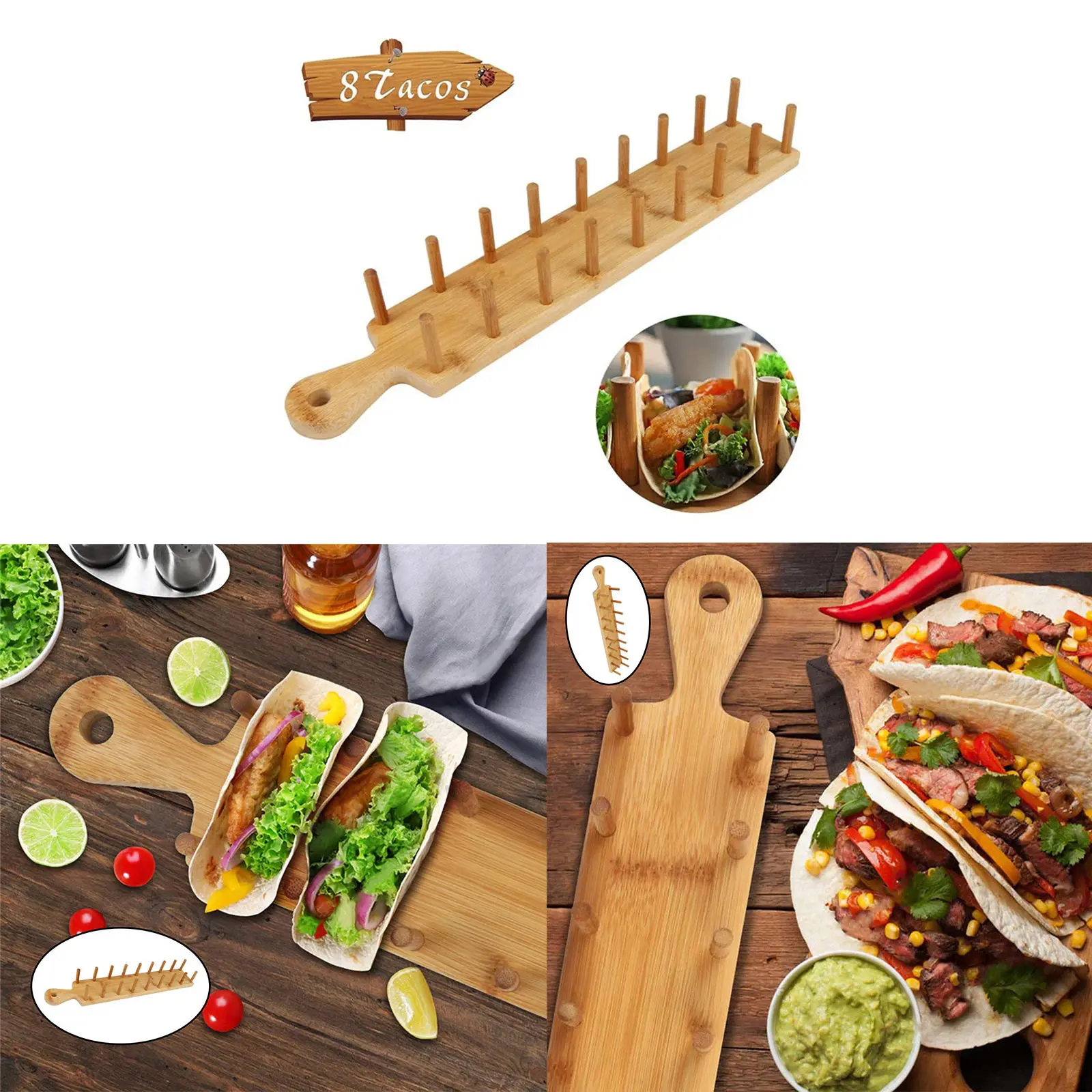 2x Taco Holder Tortillas Vintage 8 мягкий или жесткий корпус Tacos стойка для блинов кухни | Дом и