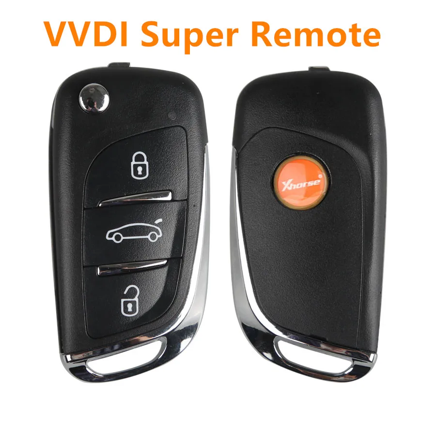 10 шт./лот XHORSE VVDI Универсальный Супер пульт дистанционного управления для Ford/MQB/DS стиль 3 кнопки дистанционного ключа с VVDI супер чип