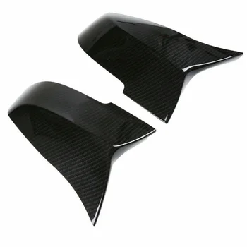 

2pcs Auto Carbon Fiber Side Mirror Cap Cover Replace For BMW M3 F20 F30 F34 F36