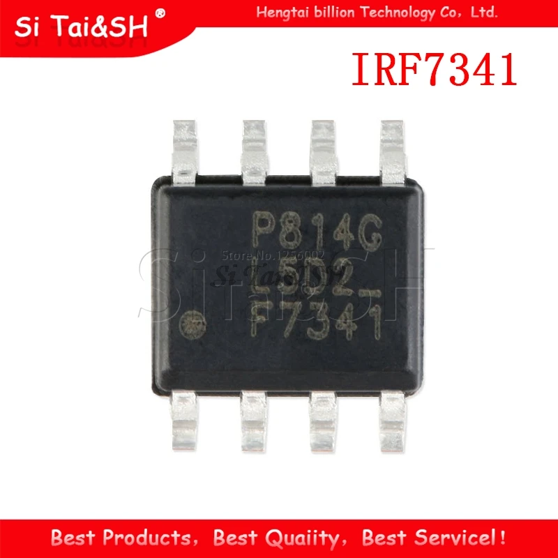 10PCS IRF7341 SOP-8 IRF7341TRPBF SOP IRF7341TR SOP8 F7341 Dual N-channel FET New Original | Электронные компоненты и