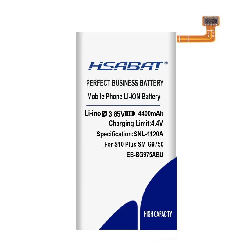 HSABAT аккумулятор 4400mAh EB-BG975ABU для SAMSUNG Galaxy S10 Plus S10+ SM-G9750