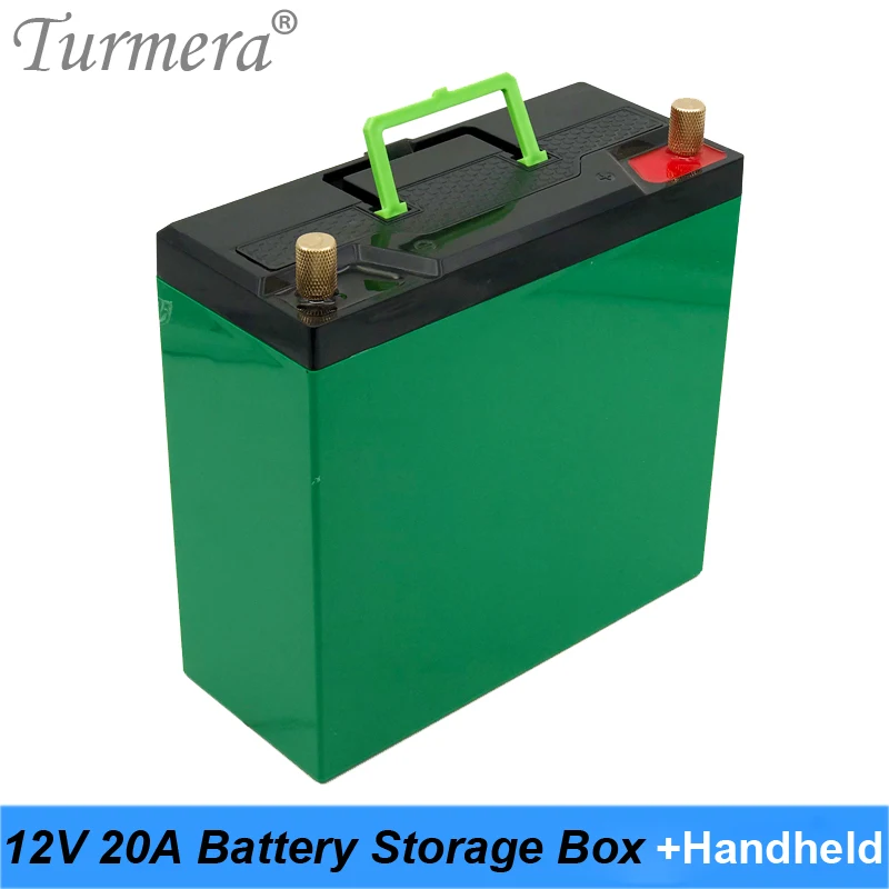 Turmera-uninterrupt Power Supply Battery Storage Box 12v 20ah para 20*32700 3.2v Lifepo4 Bateria e 56*18650 Baterias de Lítio - Image 2