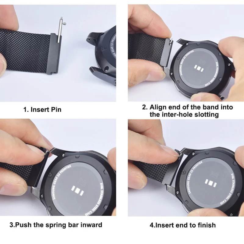 Ϸ 20mm Ʈ, Amazfit Bip S GTS GTR 42mm , Garmin Vivoactive 3 Venu Forerunner 245/645 Polar Ignite Watch Band