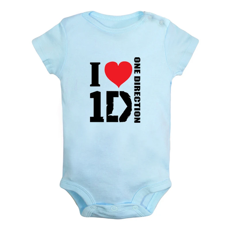 93 horay one direction signs Модный популярный дизайн для новорожденных мальчиков и девочек униформа-комбинезон с принтом для младенцев