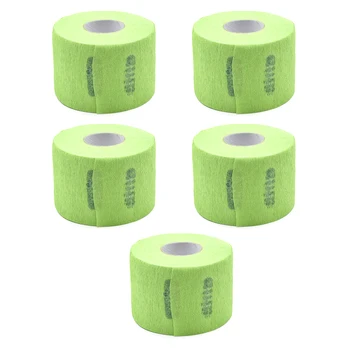

5rolls Hair Cutting Haircut Barber Disposable Dye Perm Neck Ruffle Roll Paper Thickened Salon Hairdressing Collar Accessory