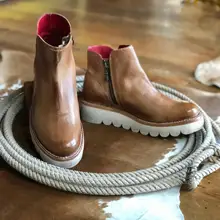 

Women Ankle Boots Autumn Winter PU Boot Female Short Boots Suede Women Booties Zipper Retro Trend Women Naked Platform Boots