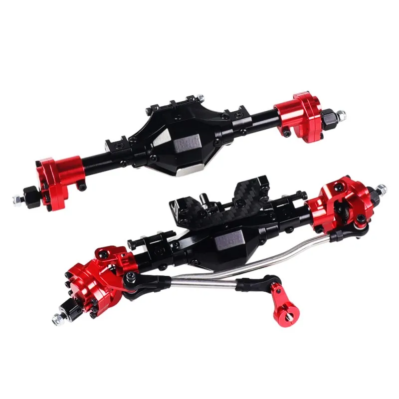 Для 1/10 RC Гусеничный автомобиль осевой SCX10 II 90047 90046 Запчасти для обновления SCX10 передний задний портальный мост алюминиевый сплав CNC Анодированный полный - Цвет: B3