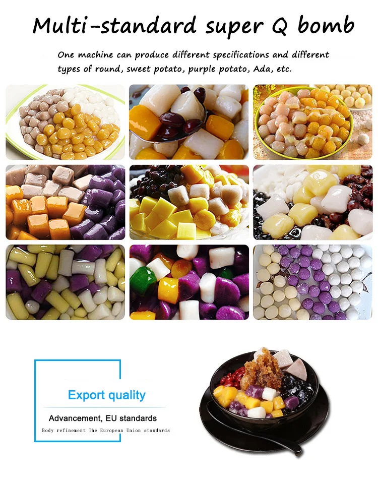 Коммерческая Автоматическая тестомешалка шарики машина из нержавеющей стали фиолетовый картофель Тыква круглая машина YC-76 Q бомба Таро круглая машина 220 В