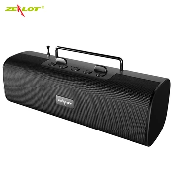

ZEALOT S40 Bluetooth Speaker 3D Stereo Wireless Portable Outdoor Mini Column Music Center HiFi Dual Drivers Bass HD Call TF AUX