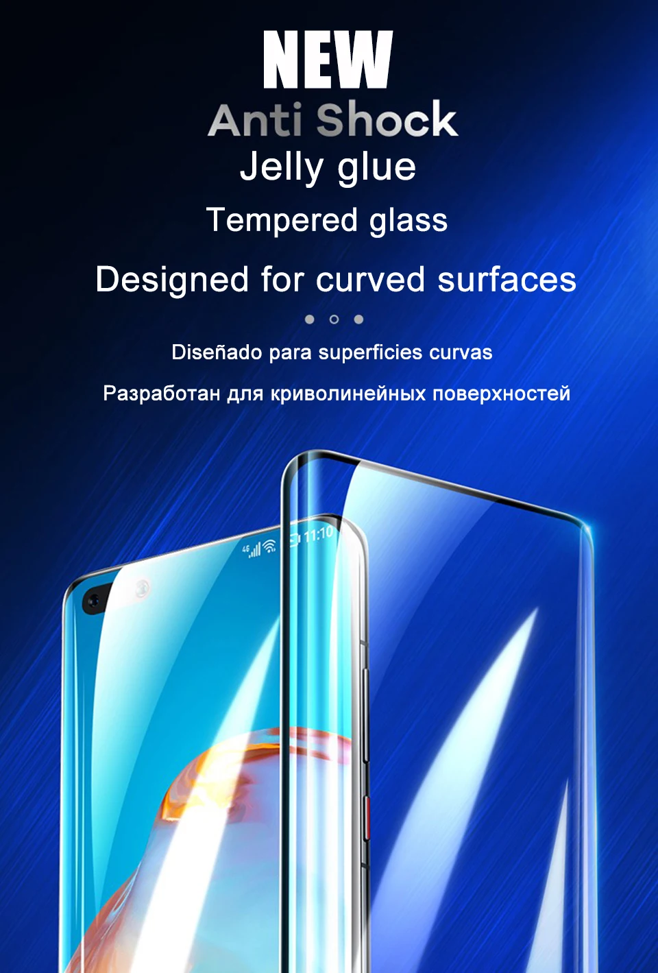 Full Cover Curved Tempered Glass For Huawei Honor 50 60 30 Pro Plus Screen Protector Honor Nova 9 Nova 7 Pro All Glue Glass Film iphone screen protector