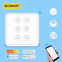 Tuya Smart Life WiFi Blinds Curtain Rolling Shutter Double Switch with Percentage Control Support Google Home Alexa  DIY