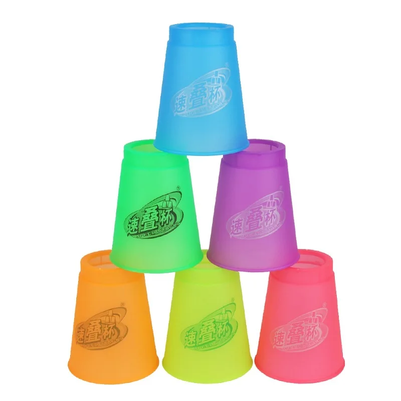 

Yuxin Science New Style Jelly Color Stacking Cups 4 Generation Children's Version of the Athletic Stacking Cup Kindergarten Trai