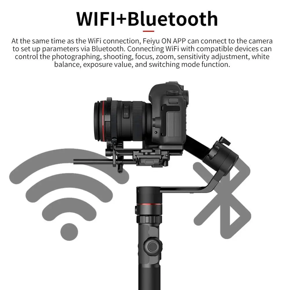 US $279.00 FeiyuTech AK2000 3Axis Follow Focus DSLR Camera Stabilizer Tripod For Sony Canon 5D Panasonic GH5GH5S Nikon D850 28KG Payload