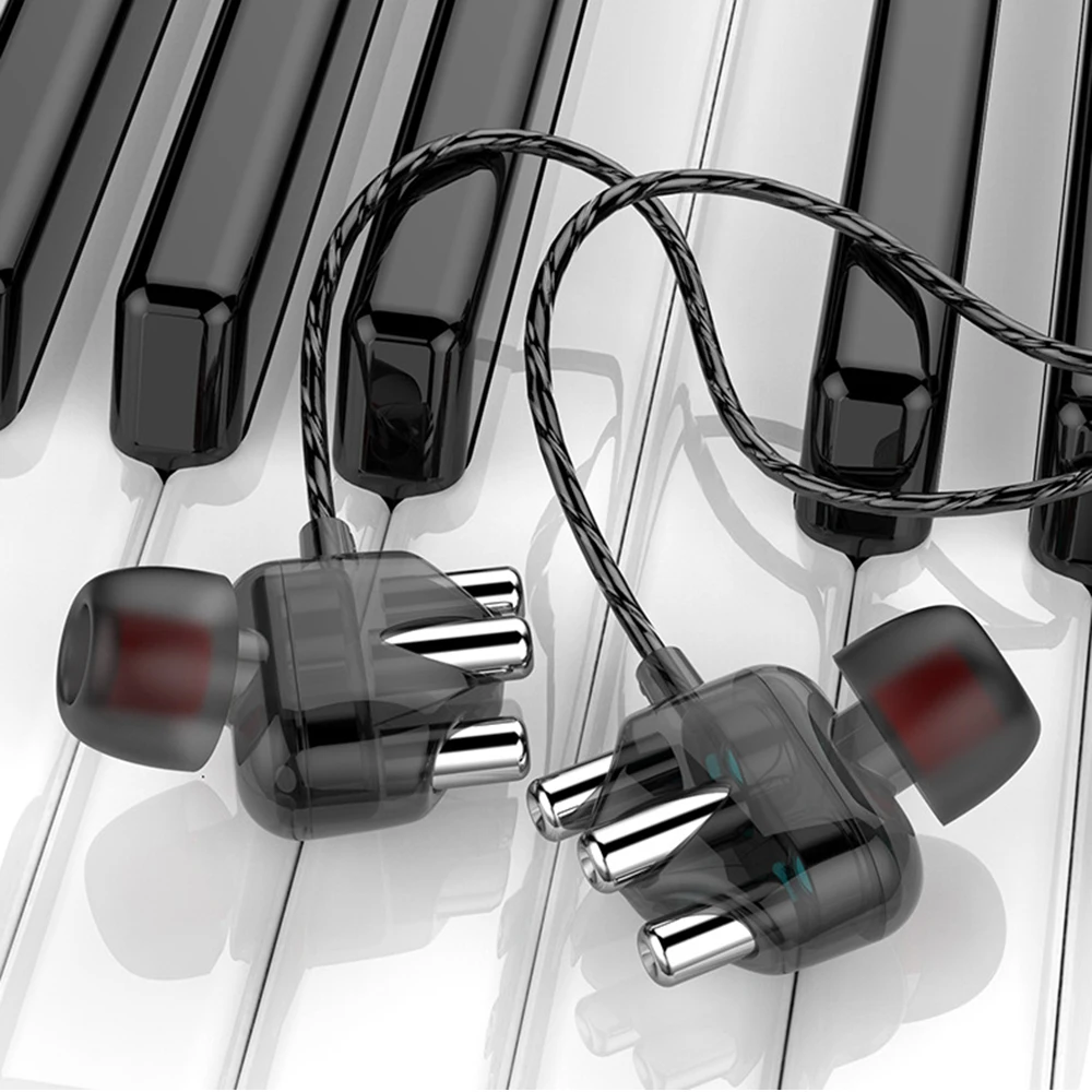 2 шт. прозрачный Hi Fi наушники для занятий спортом Шум шумоподавления вкладыши