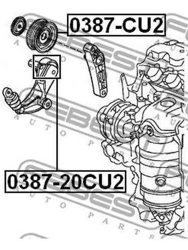 Ролик ремня приводного HONDA ACCORD/CIVIC/CR-V 1.8/2.0 01 FEBEST