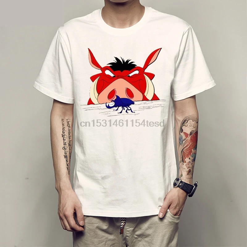レムサイズtシャツpumba豚男性フリースタイルスケートボード3xlブランドのヒップホップファッションtシャツ男性ロックtシャツ 2 Tシャツ Aliexpress