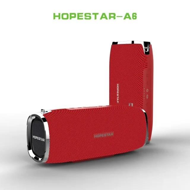 red A6 Bluetooth динамик 35 Вт компьютерные колонки Колонка наружная Портативная колонка Колонка AUX USB MP3 музыкальный плеер Boom Box с зарядным устройством - Цвет: red