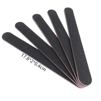 

10Pcs/set Nail File Double-sided Sanding Strip Nail Buffers Round Grits for Nail Art Tips Manicure DIN889