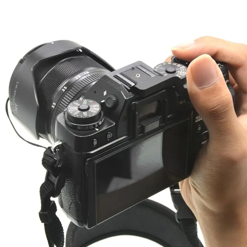 Металлическая камера горячий башмак большой палец черный для Fuji Fujifilm XT1 X-T1 XT2 X-T2 крышка горячий ботинок защита электронных контактов
