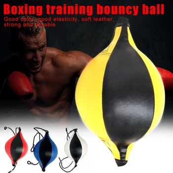 

Muay Thai Boxing Punching Bag Double End Speed Ball Training Fitness Ball BHD2