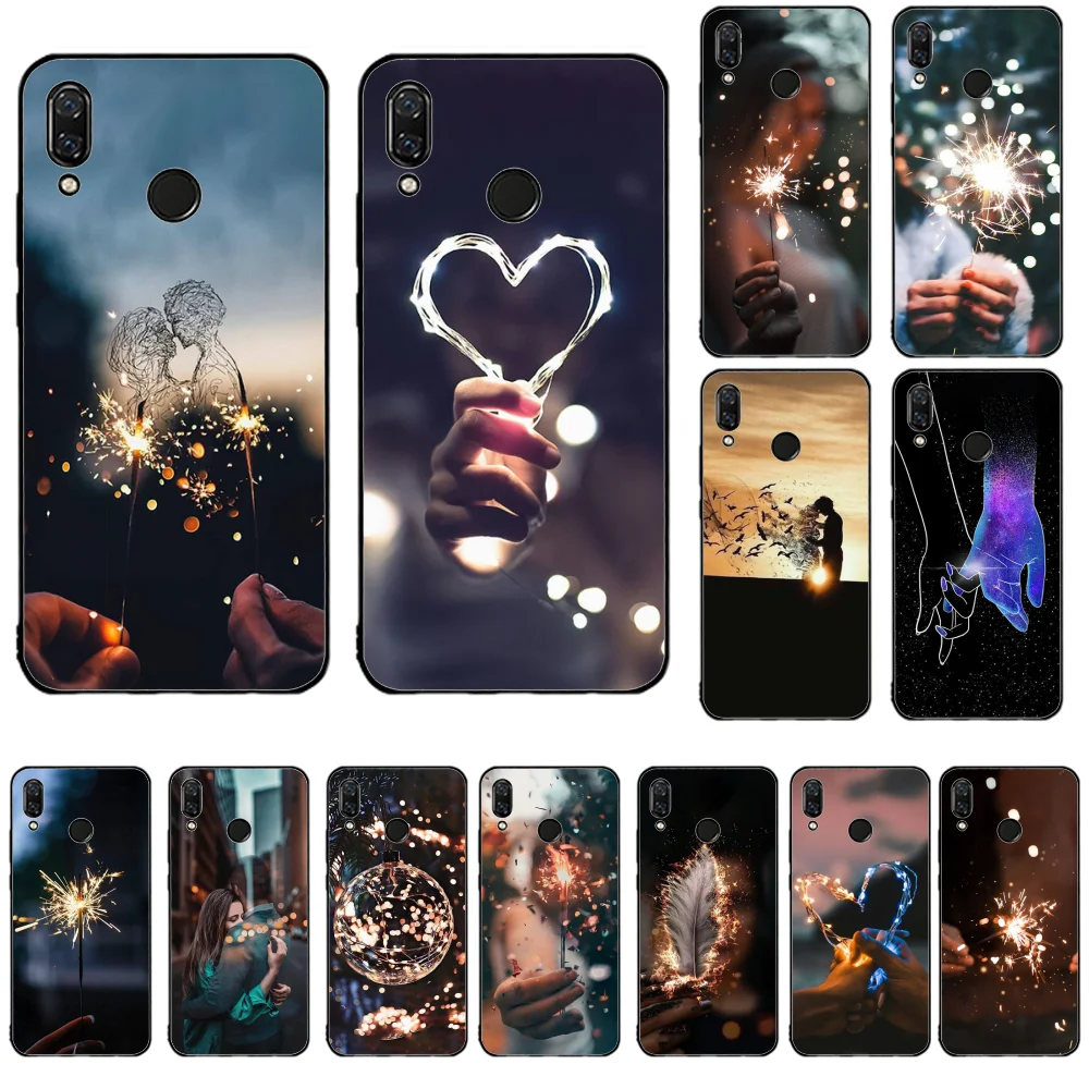 Для redmi 8 чехол сверкающие арт Блестящий милый для телефона 5plus 6Pro 6A S2 4X 7A K20 note 4 5A 7 6