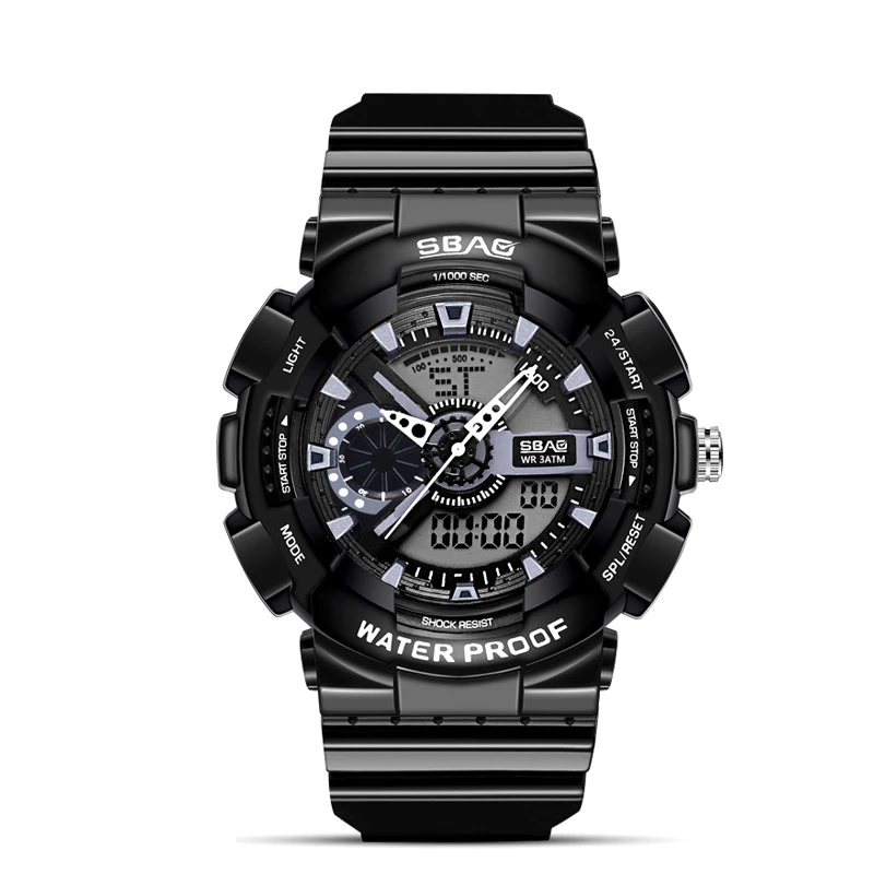 B for men Reloj mujer, модные светящиеся электронные часы для женщин и мужчин, будильник, большой циферблат, спортивные кварцевые часы, женские цифровые часы, Relogio Masculino - Цвет: B for men