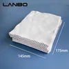LANBO 100 pcs/lots High quality Glasses Cleaner 145*175mm Microfiber Glasses Cleaning Cloth For Lens Phone Screen Cleaning Wipes 1