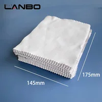LANBO 100 pcs/lots High quality Glasses Cleaner 145*175mm Microfiber Glasses Cleaning Cloth For Lens Phone Screen Cleaning Wipes 1