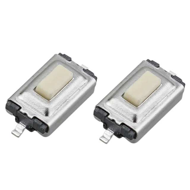 2 Buttons Remote Car Key Shell Fob Key Case Cover with 206 Blade Micro Switches Fit for Peugeot 106 107 206 207 306 307 406 407 2pcs Switches