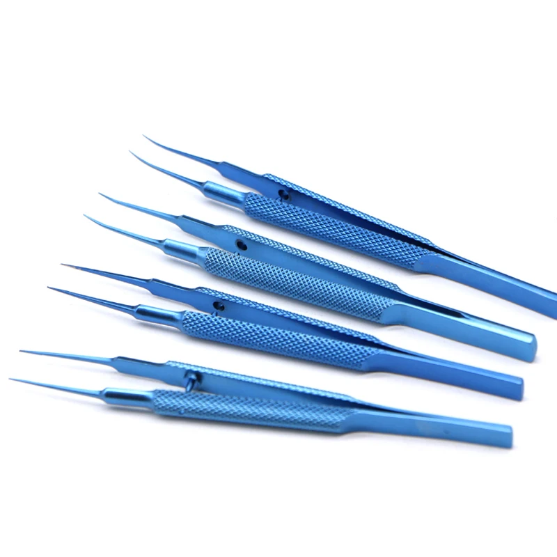 Surgical Instruments Ophthalmic Tool Titanium Alloy Micro Scissors Conjunctiva Toothed Forceps Probes Hooks Spatulas Speculums Tweezers