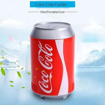

Portebla small Fridge Hot And Cold cooler Gadget Beverage tanks Cooler Warmer Refrigerator small Movable fridge cooler fridge
