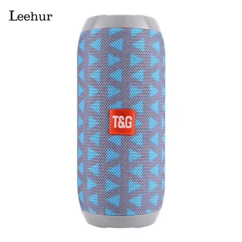

Leehur Waterproof Bluetooth Speaker 1200mAH Microphone Columnar V4.2 Bluetooth Wireless Speakers TF Card MP3 Radio Music Play