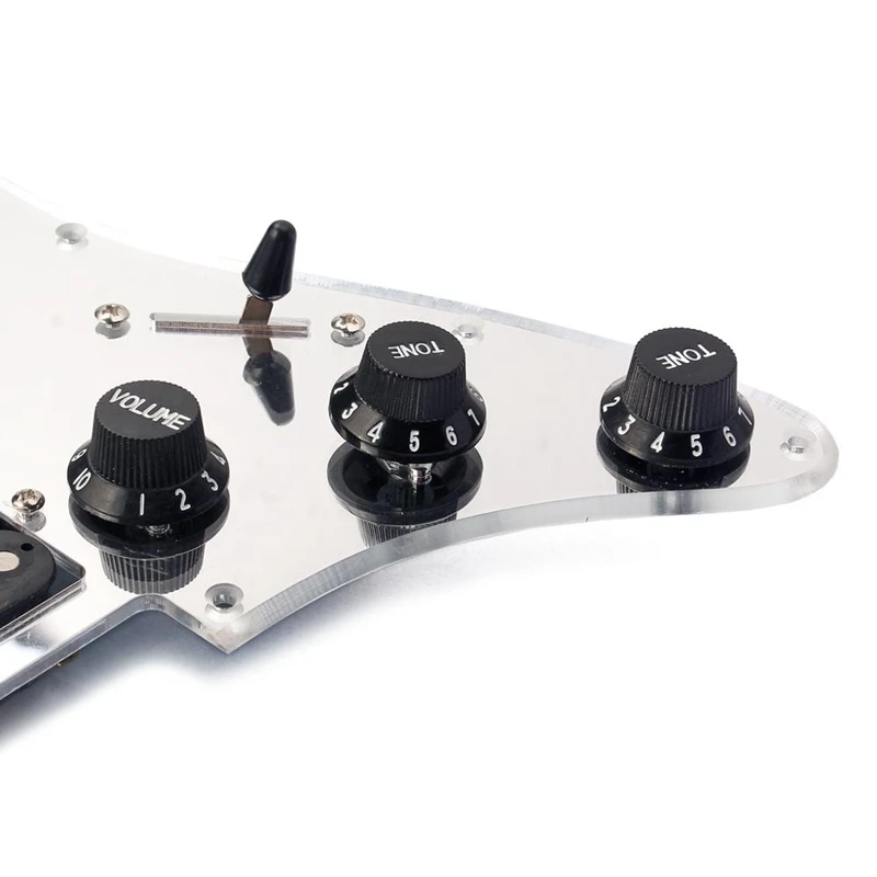 Зеркало Pickguard 3-Ply Ssh загружен Prewired Humbucker Pickguard набор звукоснимателей для гитары
