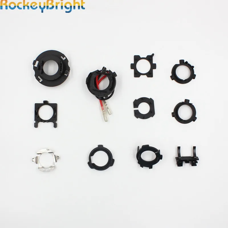 

Rockeybright 22-106pc H7 LED headlight bulb adapter holder retainer for Mazda for Ford H7 LED conversion kit bulbs adaptor clip