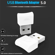 Asunflower USB Bluetooth V5.0 адаптер ключ для PS4 компьютера ПК мышь Aux аудио Bluetooth 5,0 музыкальный приемник с динамиком