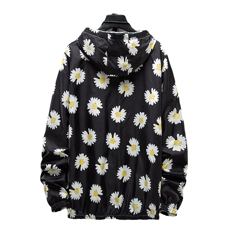 Lusumily-Summer-Windbreaker-Women-Jackets-Loose-Zipper-Daisy-Print-Thin-Coat-Sun-Protection-Clot@凡科快图 (1)