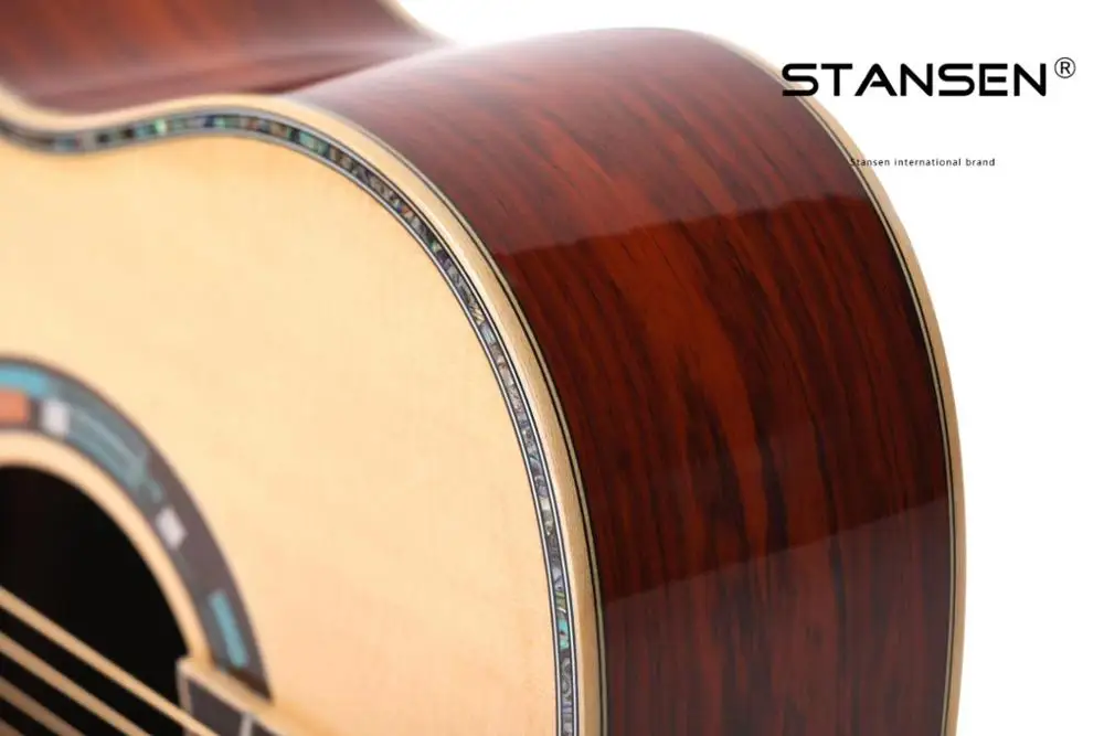 Акустическая гитара из массива ели стэнсен T-930 cocobolo, акустическая электрогитара s