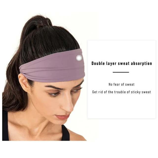 LIHELEI Bandeau Cheveux Boho pour Femmes, Élastique Bandeaux pour Femmes  Yoga Imprimé Floral Bandeaux de Cheveux de Sport, Accessoires de Cheveux