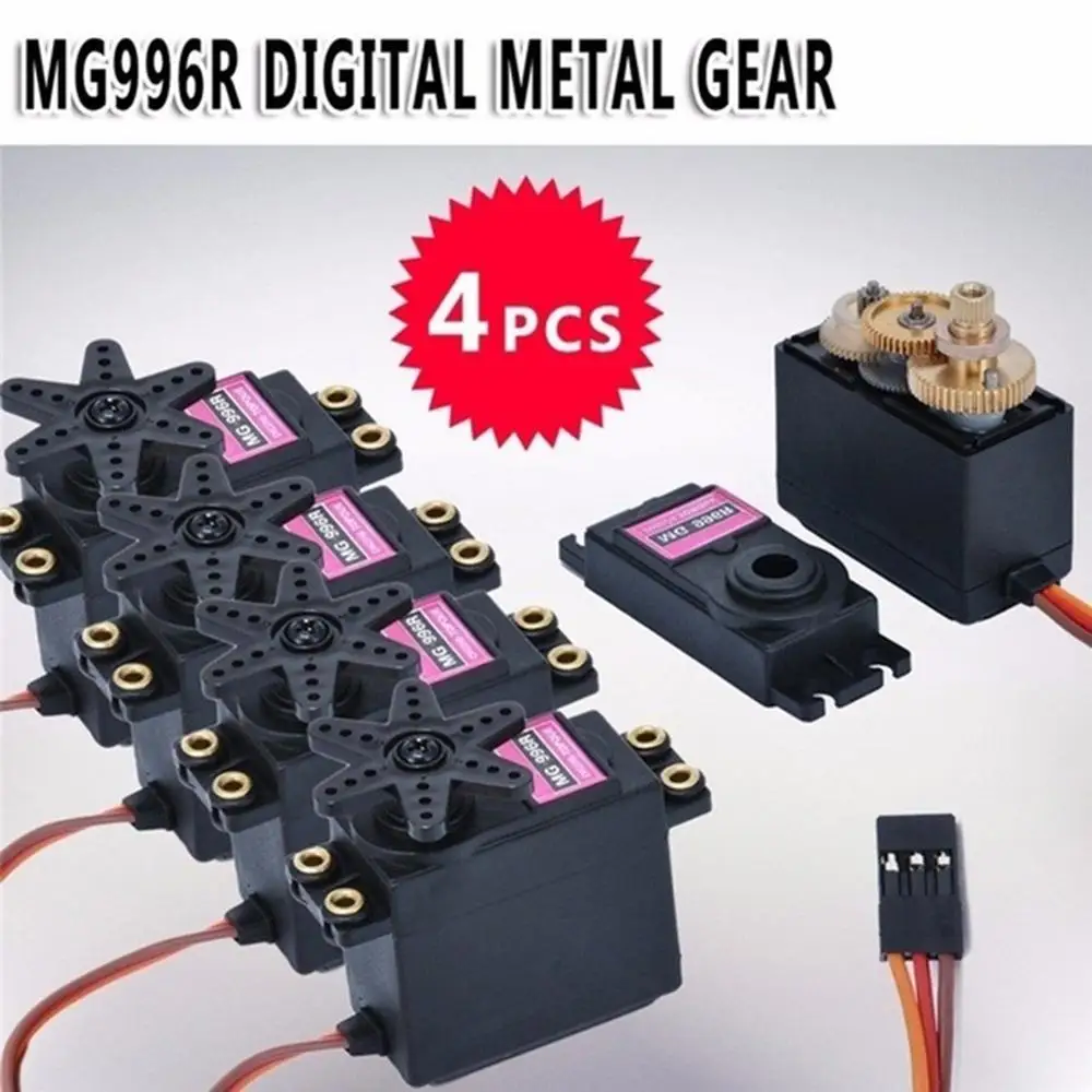

4pcs Metal Gear Digital Torque Servo Motor for RC Truck Racing