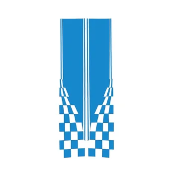 

2* Racing Stripes Vinyl Graphics Decal Hood Sticker Car Front Body Stickers
