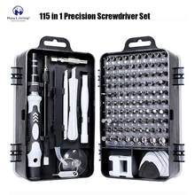 May Living Mini Precision Screwdriver Set with 115 Bits for Phone Computer PC Watch Glasses Appliance Repair Tools Screw Driver
