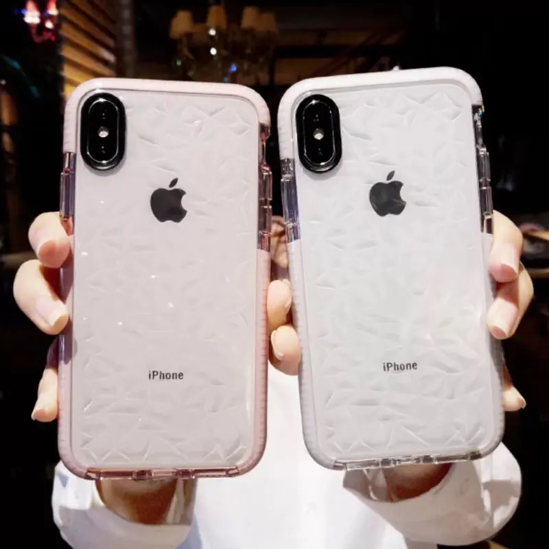 Для iPhone 11 Pro Max противоударный чехол с алмазной текстурой на 360 градусов Полная защита для iPhone чехол X XR XS 8 7 6S Plus 6