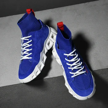 

Men Shoes Casual High-top Socks Shoes Tenis Chaussure Homme Male Dropshiping Sneaker Men Breathable Lightweight Sapato Masculino