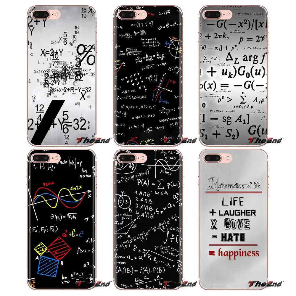 For Xiaomi Mi6 Mi 6 A1 Max Mix 2 5x 6x Redmi Note 5 5a 4x 4a 4 3 Plus Pro Silicone Phone Skin Case Equations Typography E Mc2 Fitted Cases Aliexpress