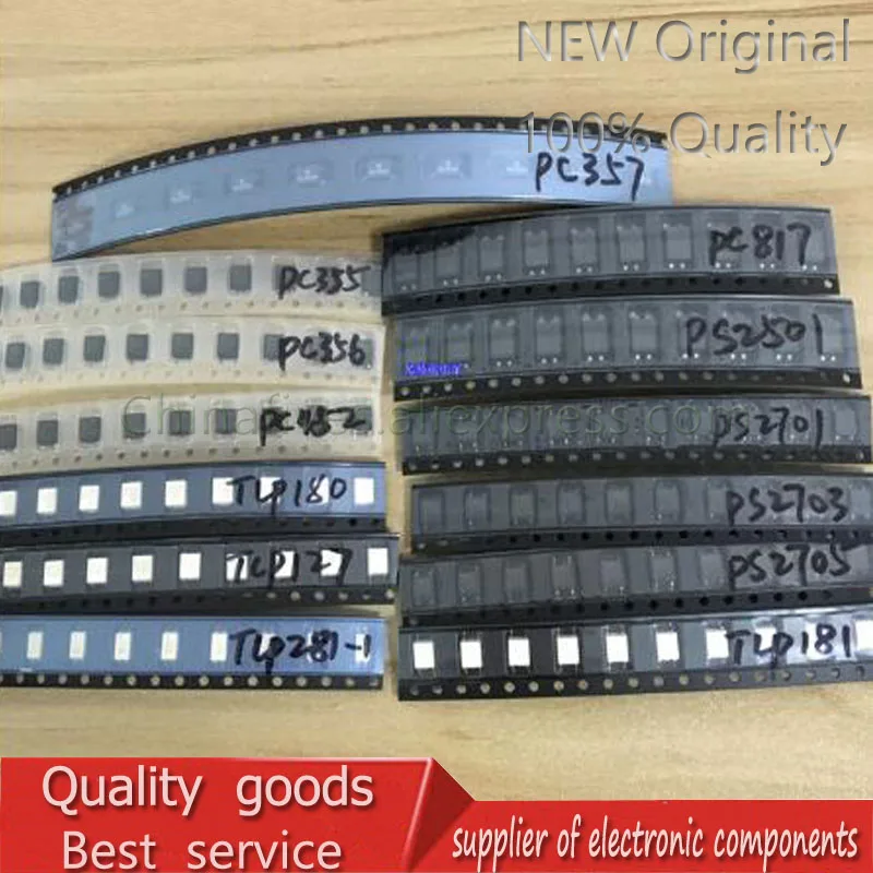 В общем пользовании SMD оптрон TLP281-1 TLP181 P180 PC452 P127 PS2501 PS2701 PS2703 PS2705 PC355 PC356 PC357 PC817 каждый 10 шт