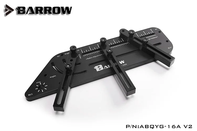 Barrow ABQYG-16A V2, Multi-angle Acrylic / PMMA / PETG Rigid hard tube bend shape computer water cooling.
