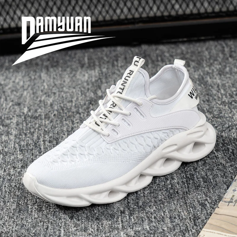 

Damyuan 2020 Men's Casual Shoes Men Shoes Breathable Sneakers Men Lacing Jogging Shoes Black Shoes for Men Men Shoes Running 46