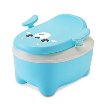 

Baby Potty Toilet Child Training Pot Toilet Circle Cartoon Potty Portable Child Urinal Comfortable Backrest Potty