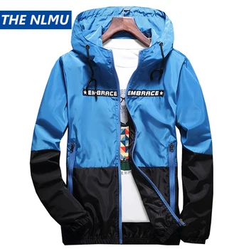 

Mens Casual Camouflage Hoodie Jacket 2018 New Autumn Butterfly Print Clothes Men's Hooded Windbreaker Coat Male Outwear WO232